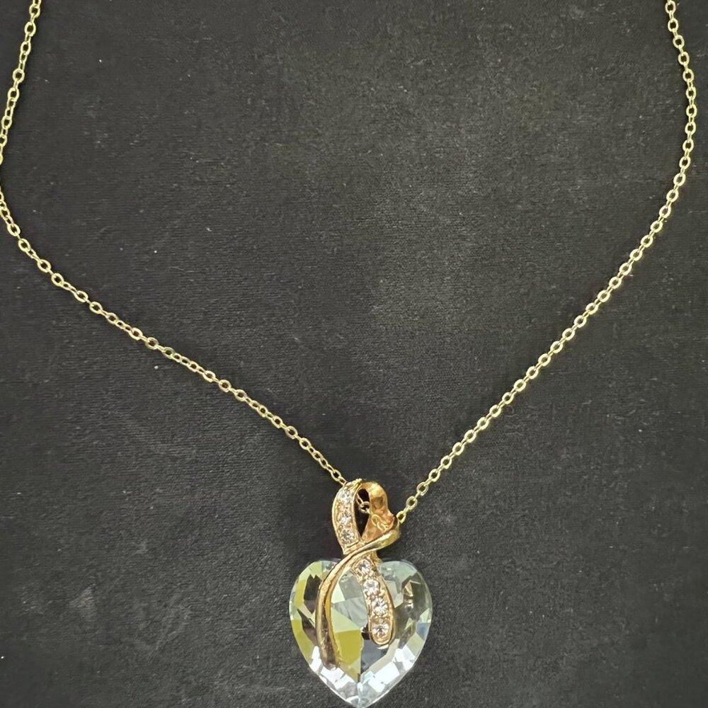 Crystal heart necklace